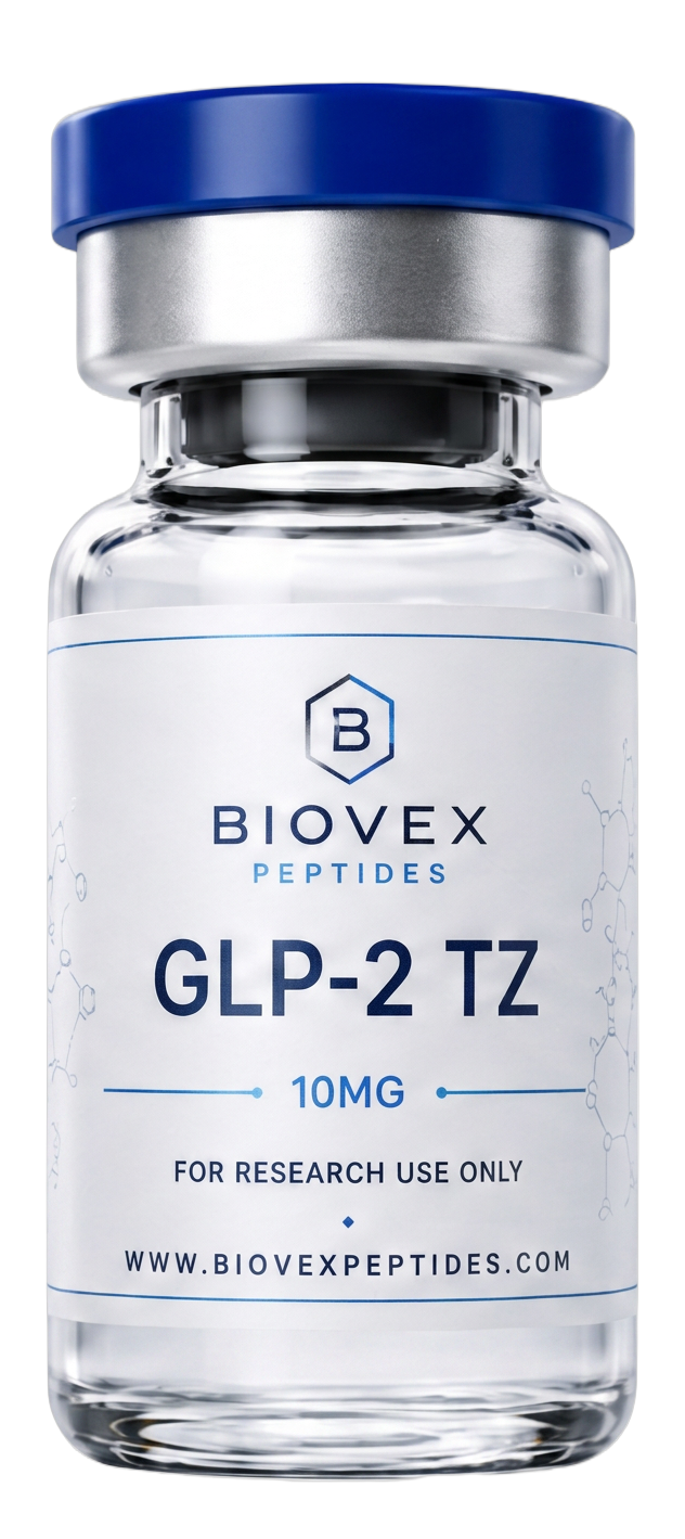 Flacon BIOVEX GLP-2 TZ, capuchon bleu